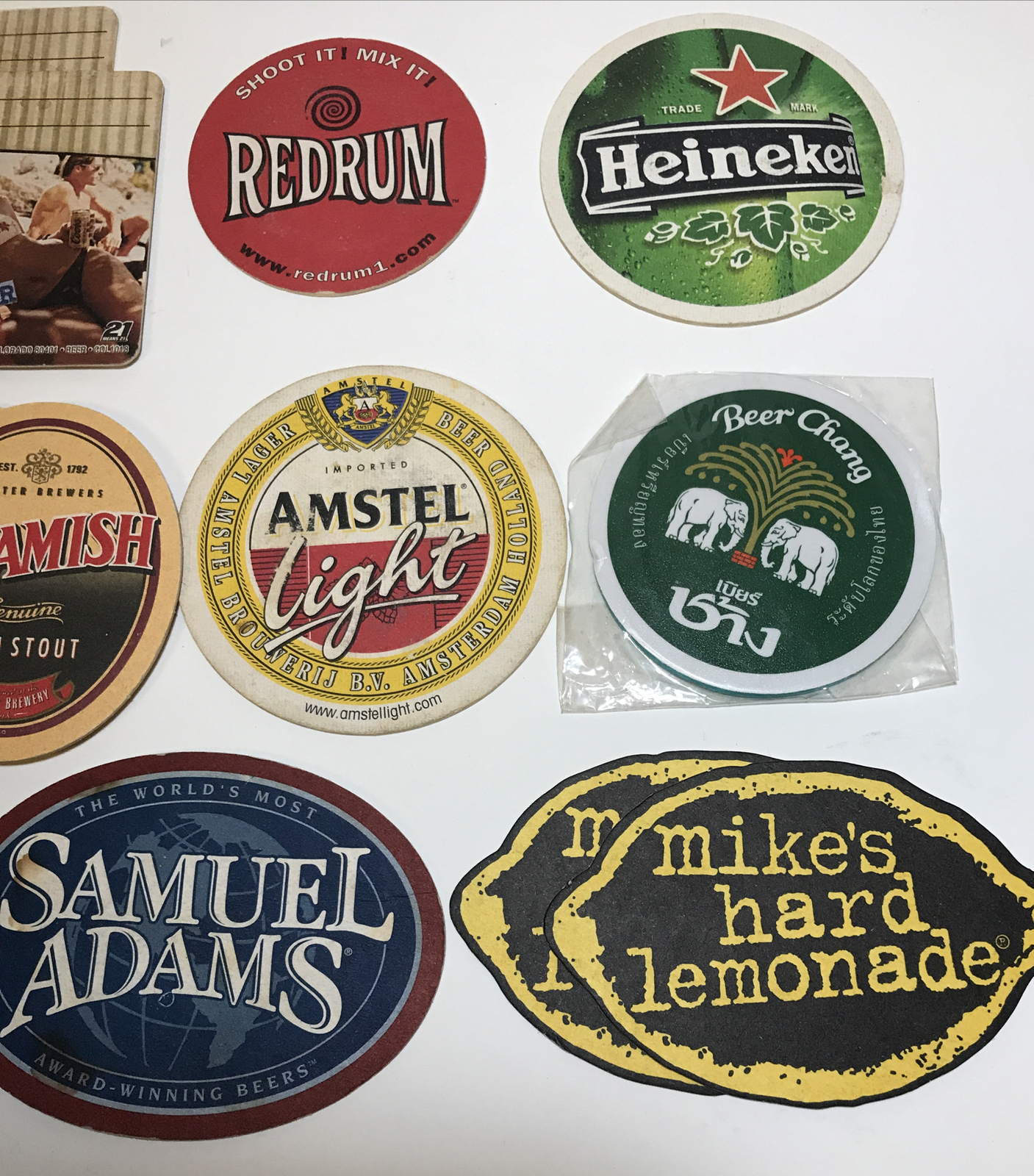 Large Lot Of Beer Coasters Mats Coaster Collection Beamish Doc Otis Easy Street