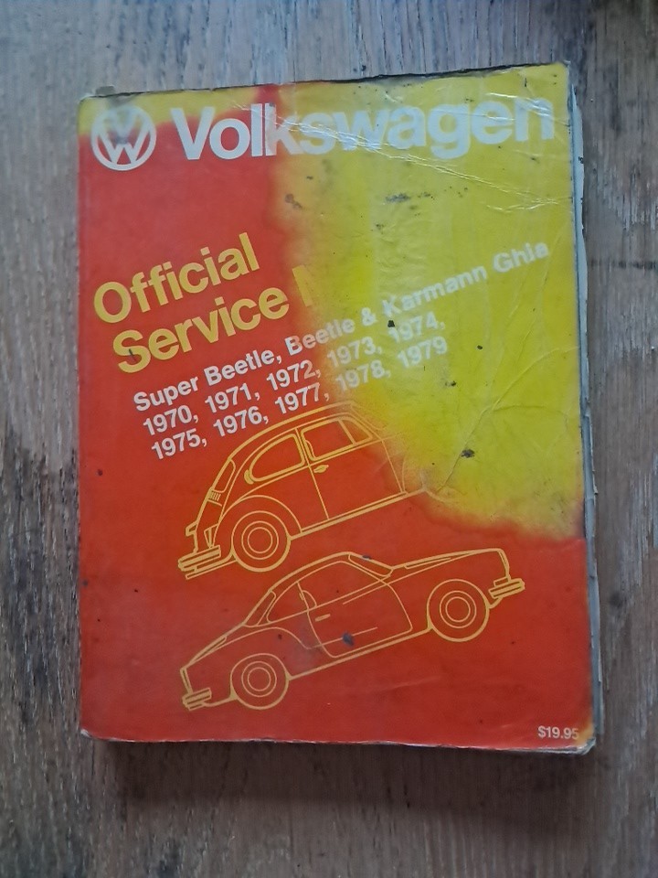 Volkswagen Official Service Manual-Super Beetle, Beetle & Karmann Ghia 1970-79