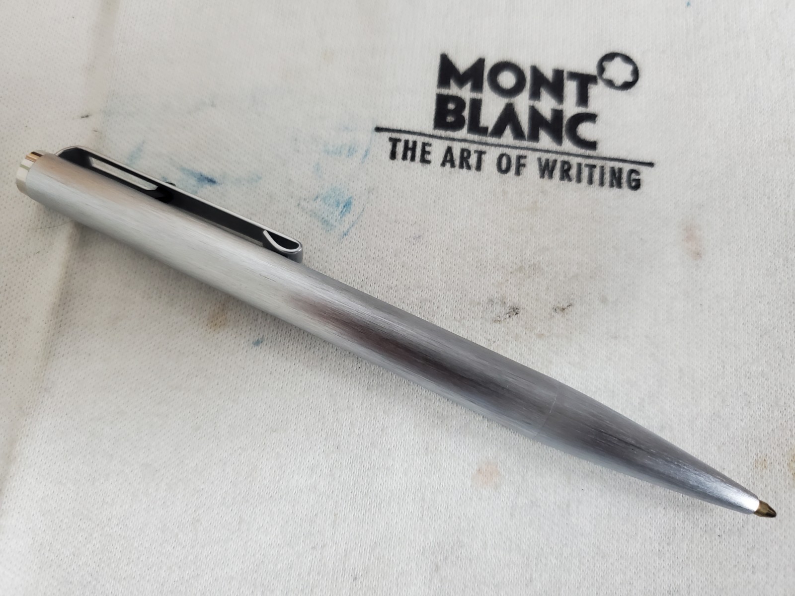 Montblanc Hammer Trigger Sliver Metal Ballpoint Pen