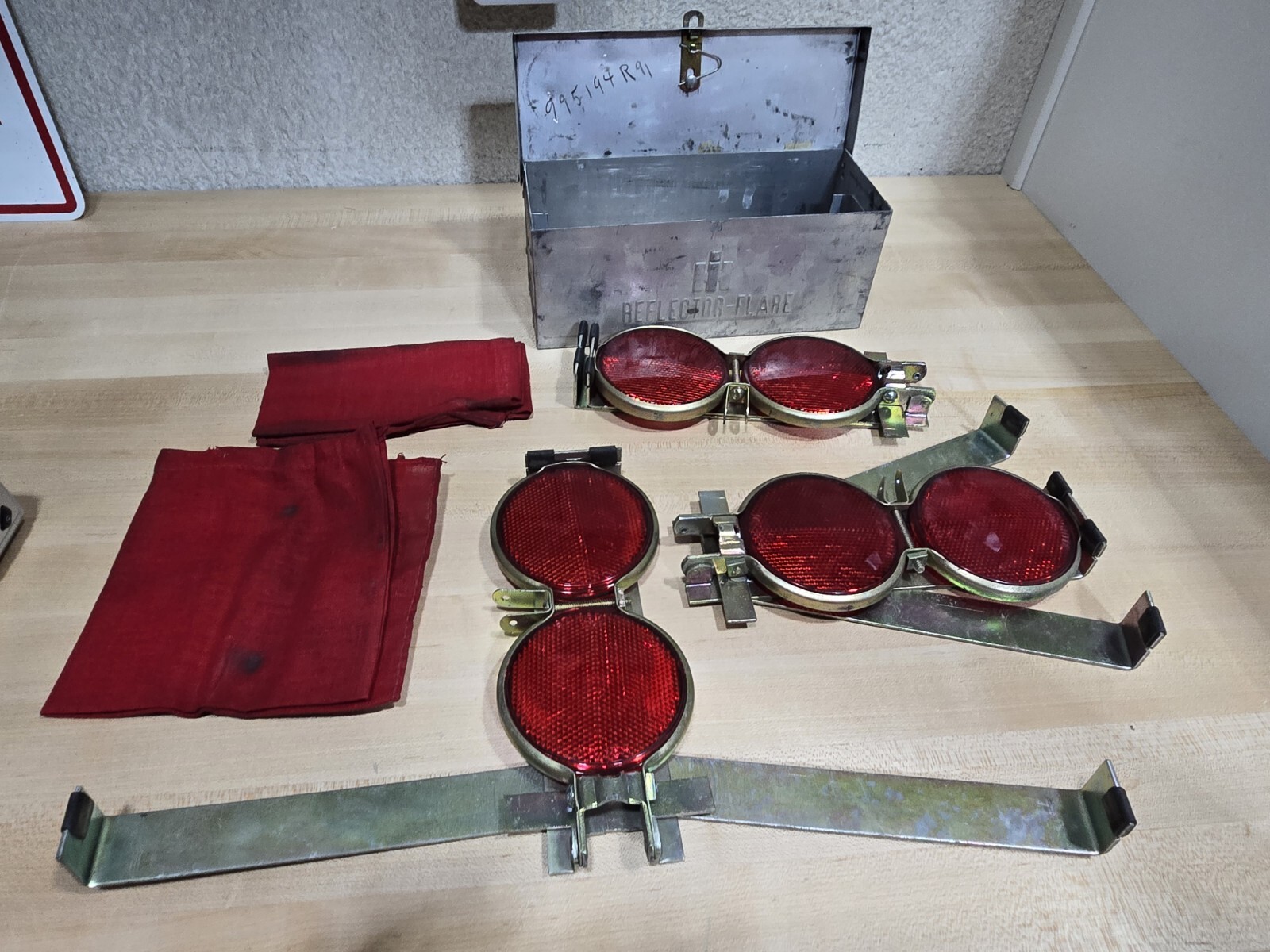 3x Stimsonite 12A Road Safety SCHWINN STING-RAY KRATE REFLECTOR RED BICYCLE Box