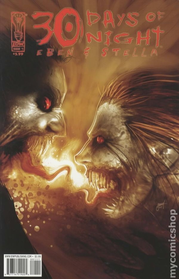 30 Days of Night Eben and Stella #1 FN 2007 Stock Image