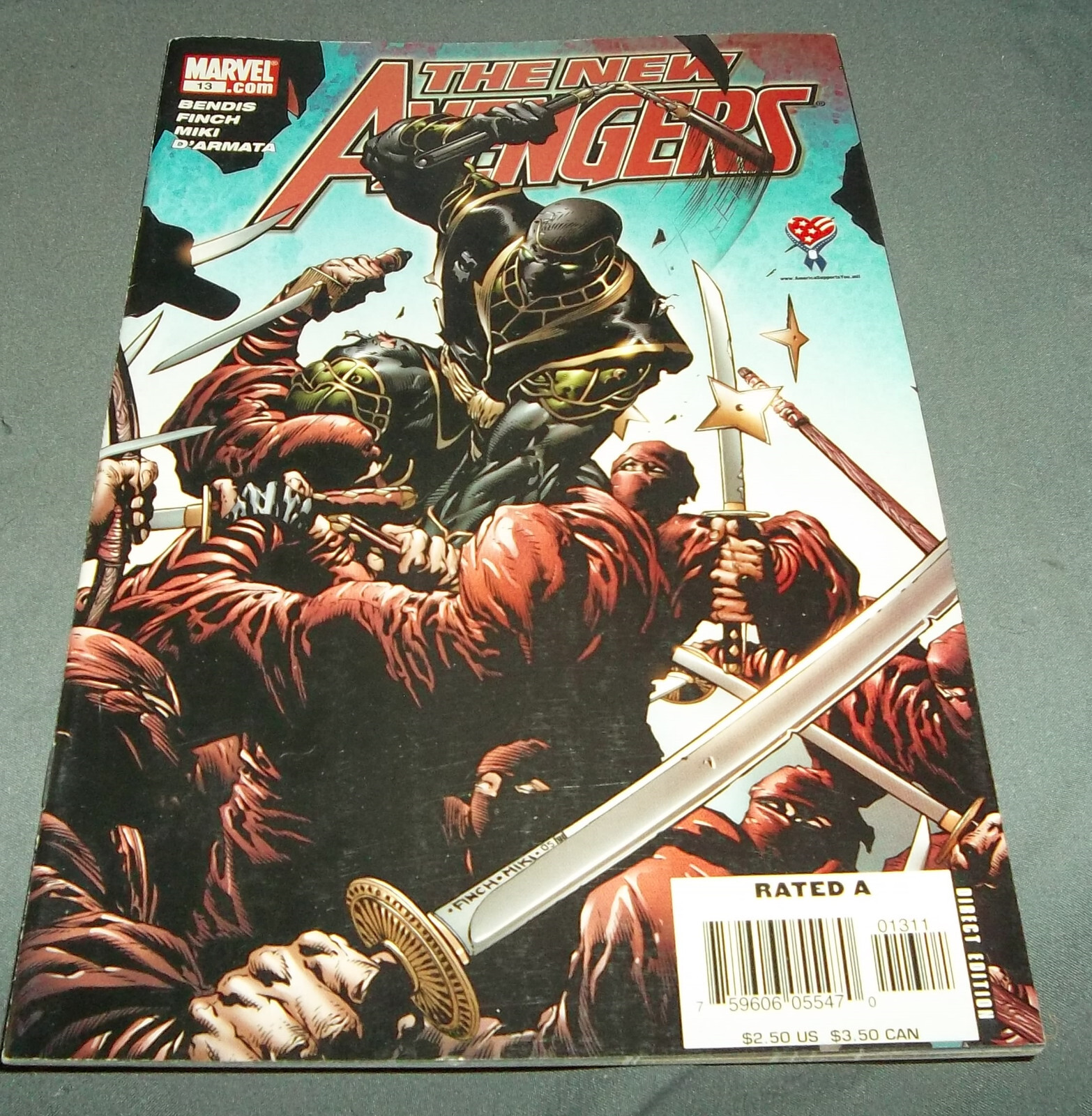 THE NEW AVENGERS #13 – MARVEL – 2005 – DIRECT EDITION – NEAR MINT
