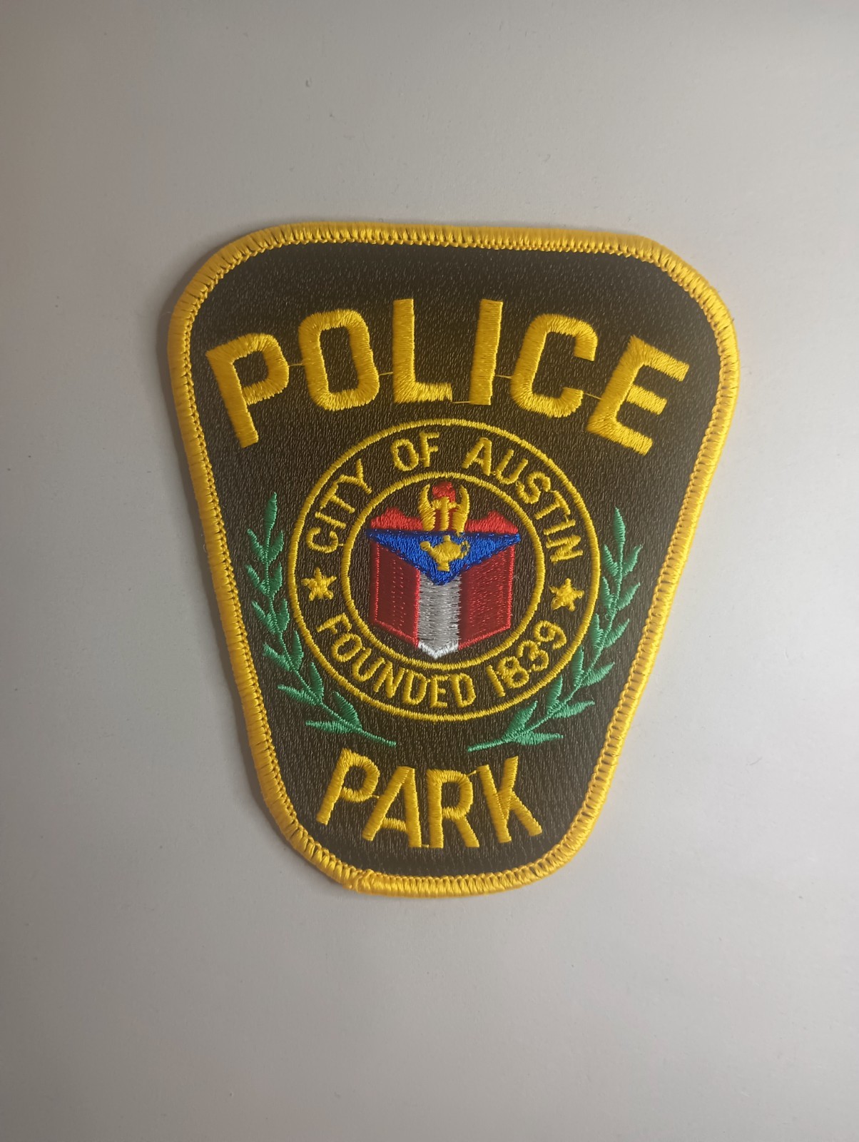 Austin Texas Park Police Shoulder Patch (4 1/2in) NEW