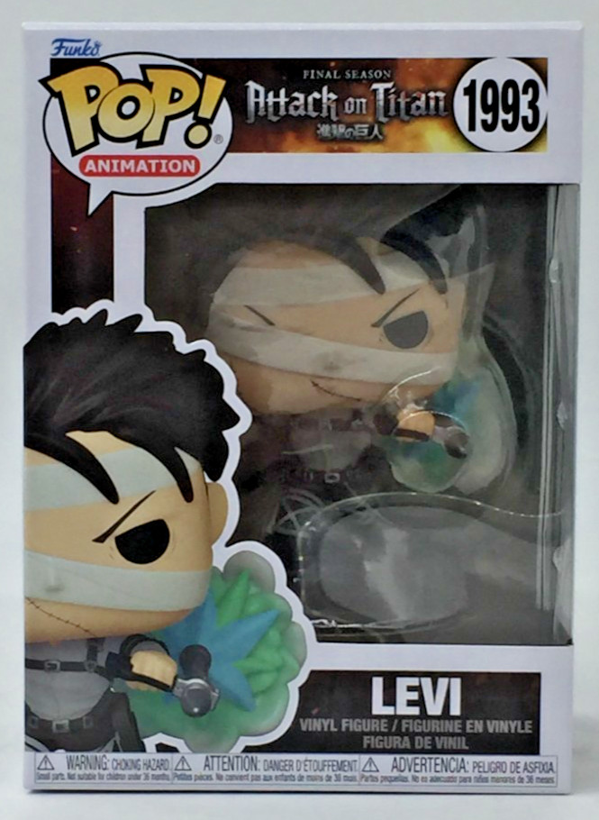 Funko Pop! Animation Attack on Titan Levi #1993 Funko with Pop Protector