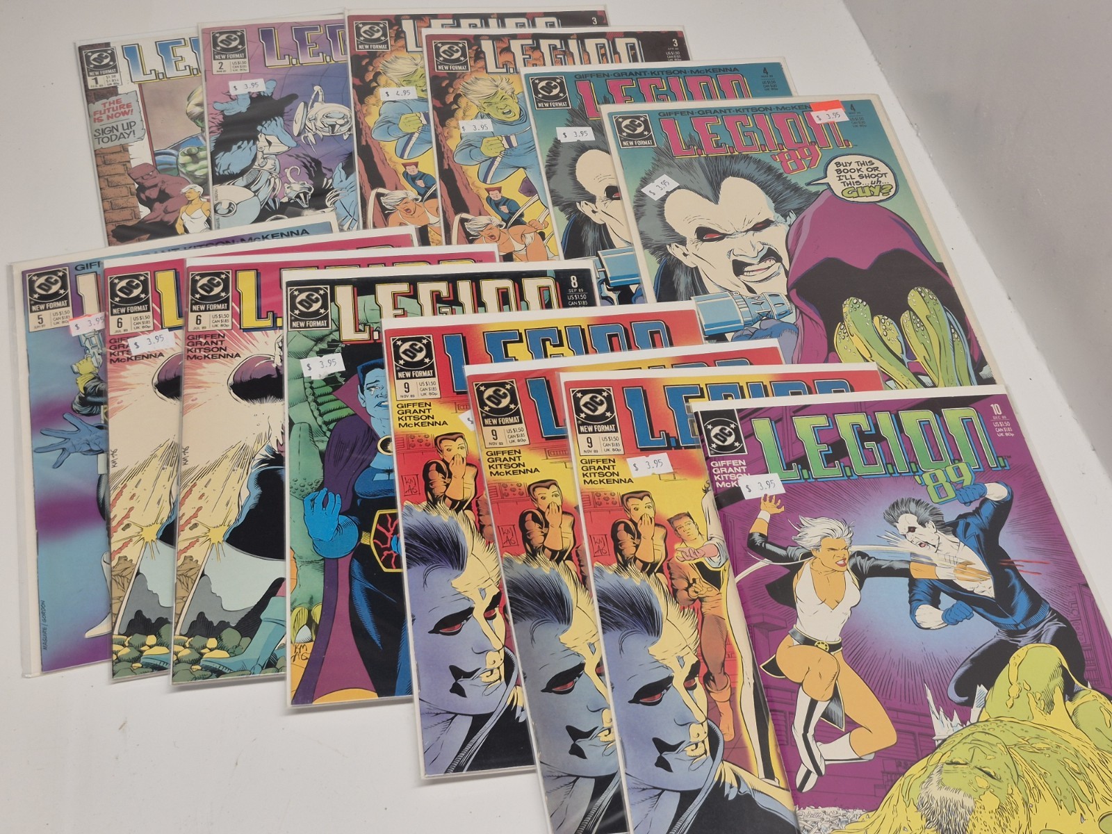 L.E.G.I.O.N. ’89 #1- 10 Missing #7 DC Comics Lot Of 14