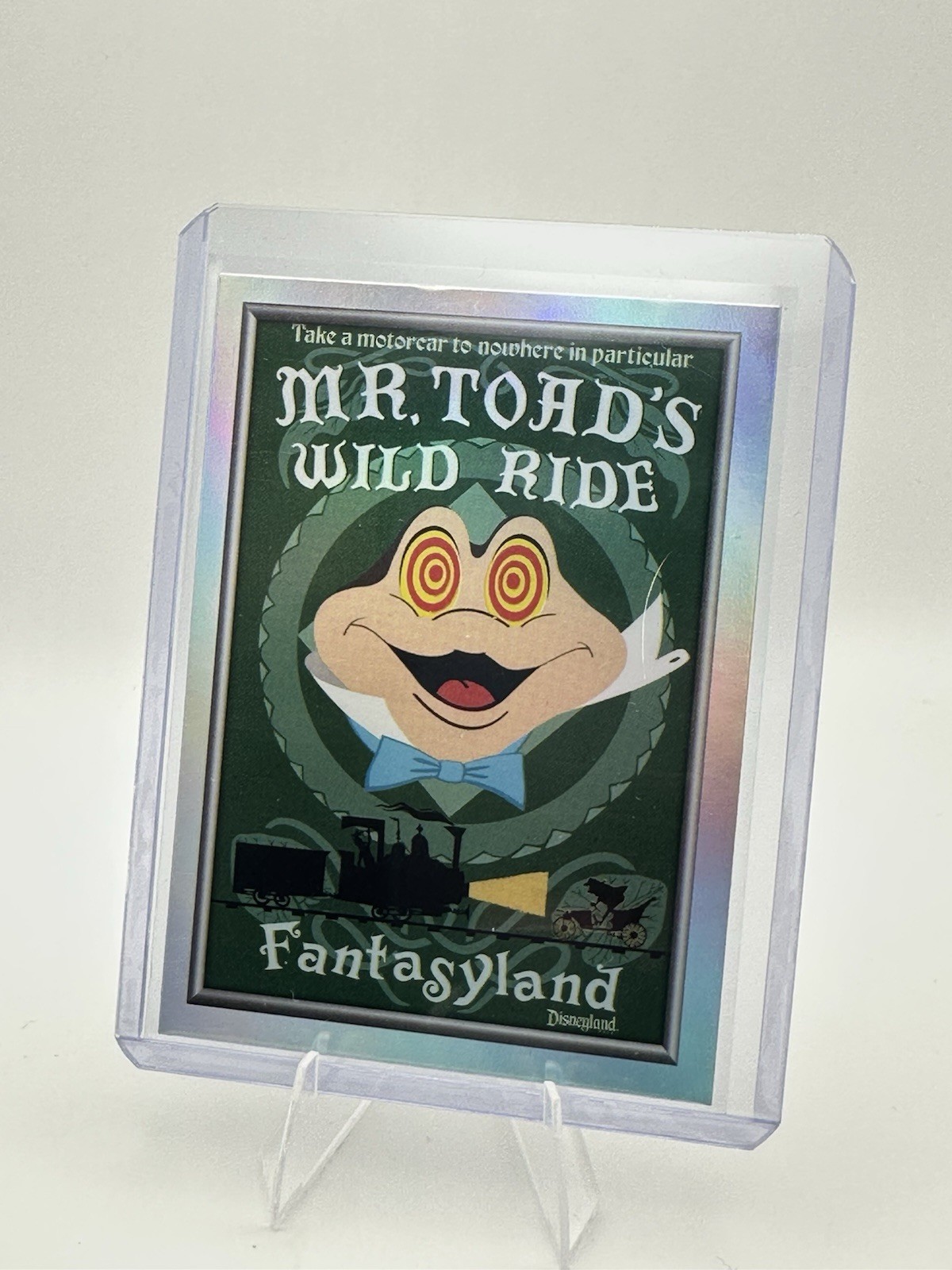 Mr. Toad’s Wild Ride P-3 Topps Disneyland 70th Anniversary Foil Poster Insert
