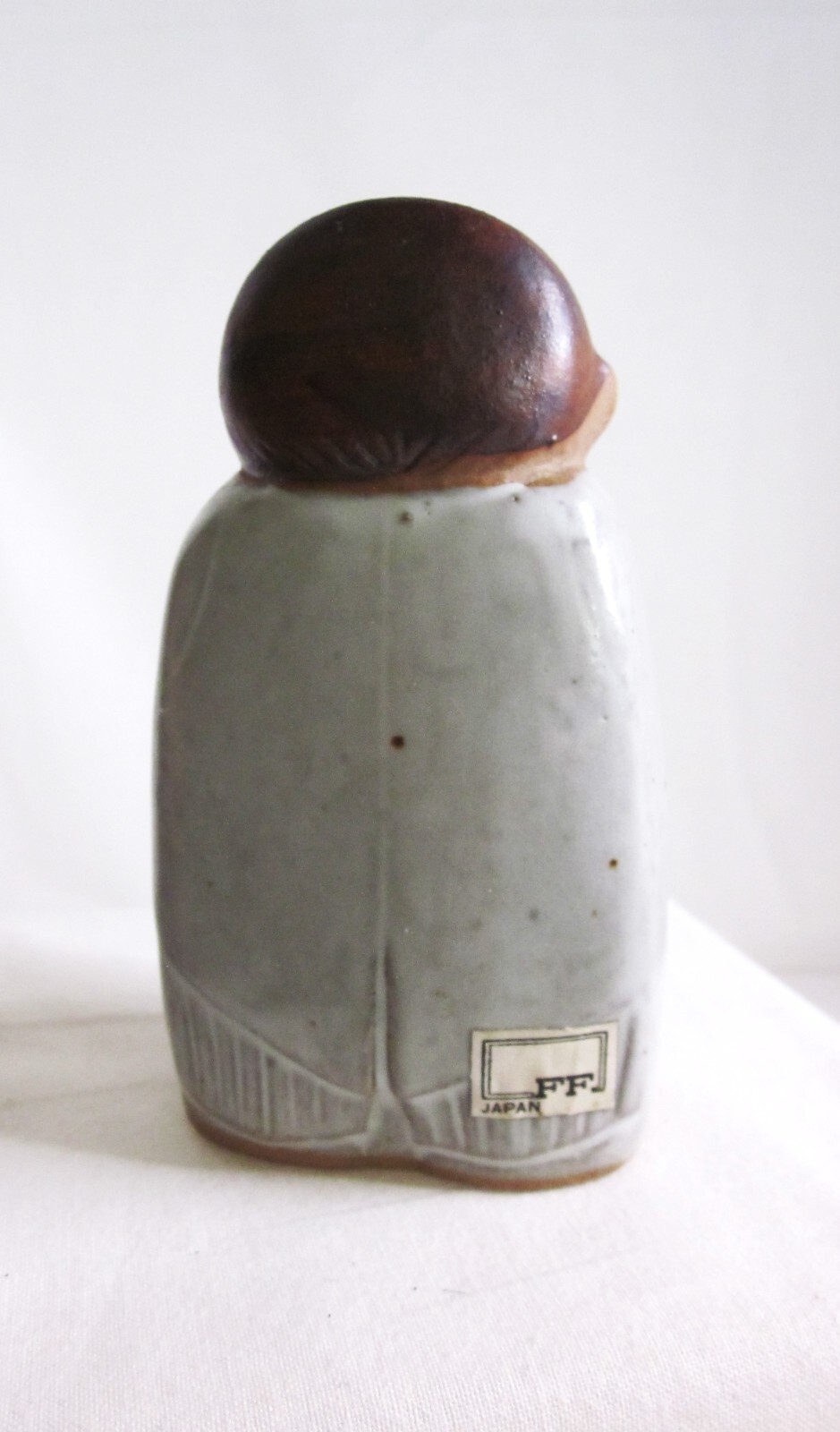 Vintage Fitz & Floyd Stoneware Wedding Groom Salt Shaker 2″ x 4″