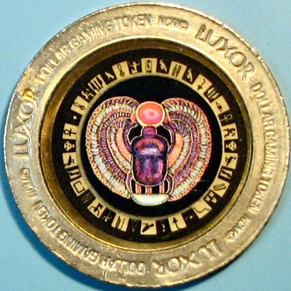 Luxor. $1 Casino Token. Las Vegas, NV. R67.