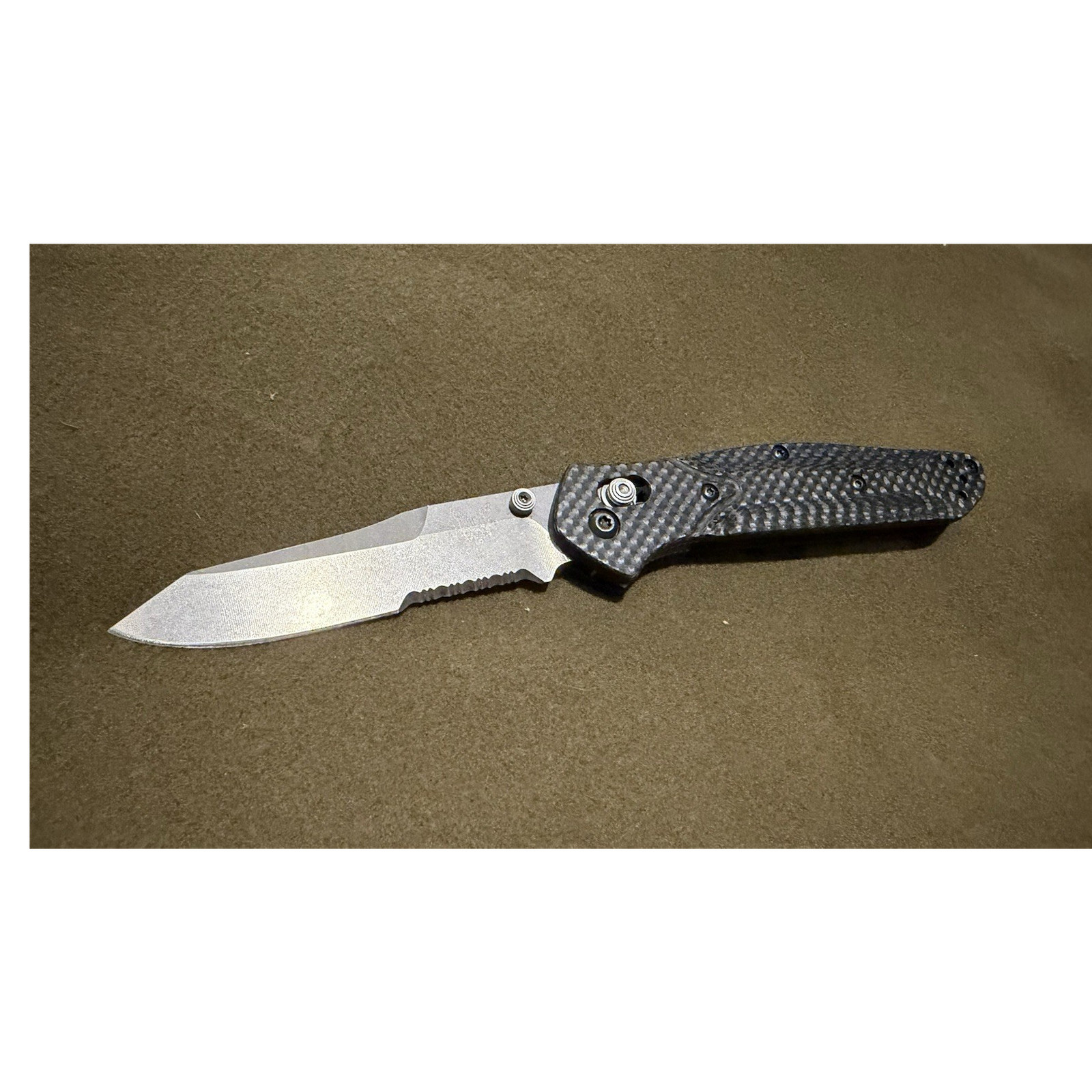 Benchmade 940S-1 Osborne Carbon Fiber S90V Reverse Tanto – Rare