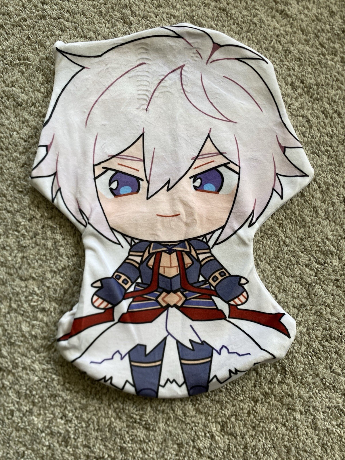 Granblue Fantasy Lucifer Pillow Pal Soft Plush Cover Fillable Rare New 16”x12.5”