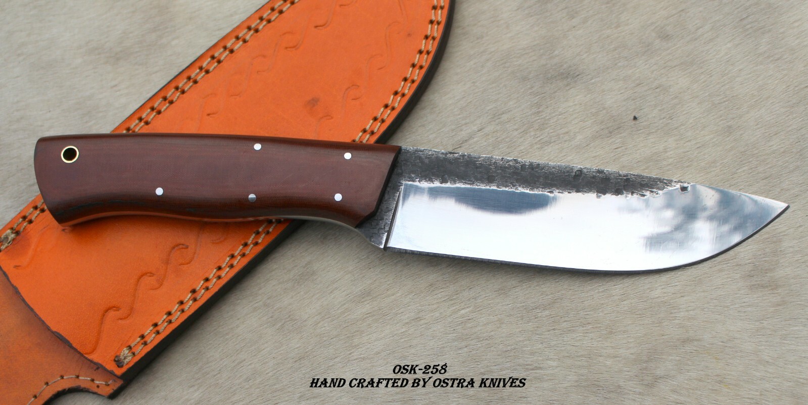 1095 HIGH CARBON STEEL HANDMADE HUNTING CAMPING BUSH CRAFT FIXED BLADE KNIFE