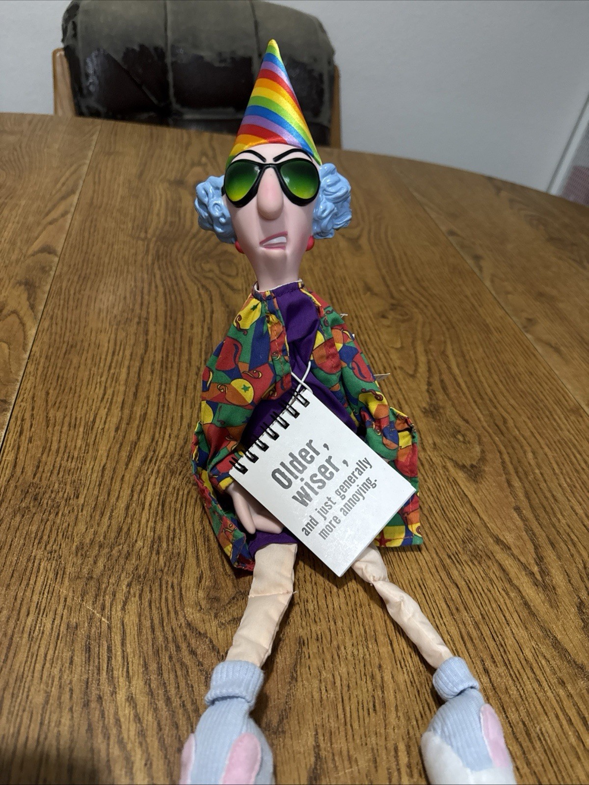 Maxine, Hallmark Over The Hill 14” Shelf Sitter Birthday Doll & Funny Quote Book