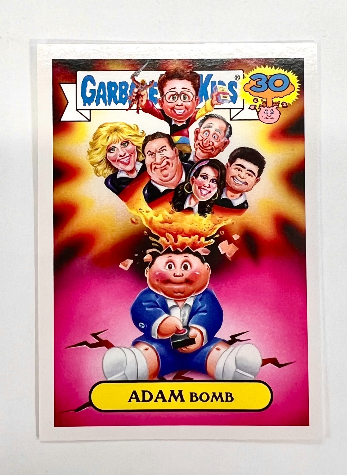 2015 Garbage Pail Kids 30th Anniversary: 2a Adam Bomb Base Set, Checklist