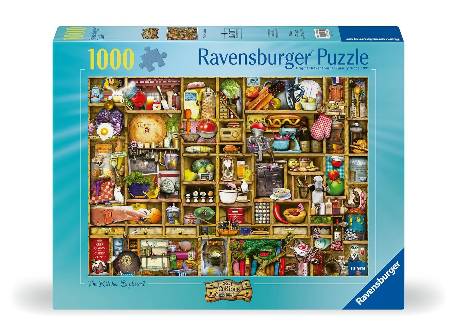 Ravensburger Kitchen Cupboard 1000 Piece Jigsaw Puzzle 12000652 Made in Germany