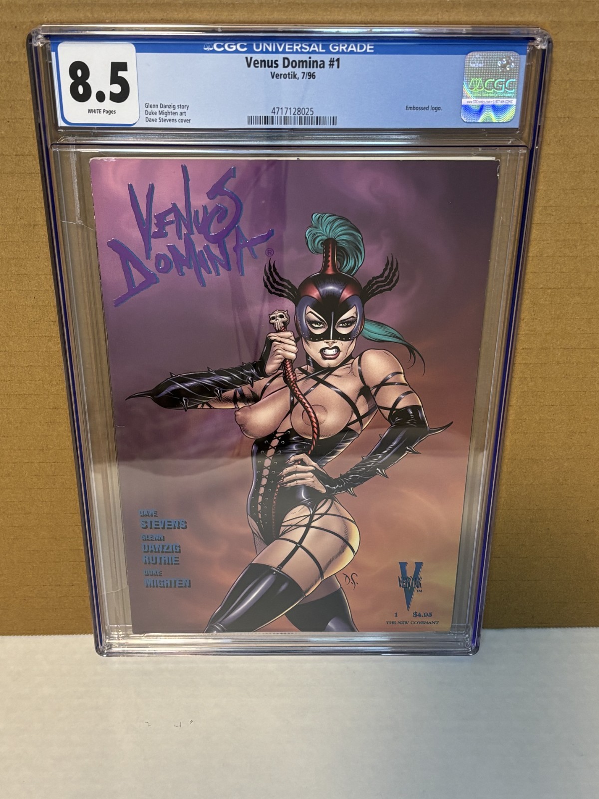 Venus Domina #1 CGC 8.5 – Verotik 1996 – Dave Stevens Cover Art! Nice Copy!