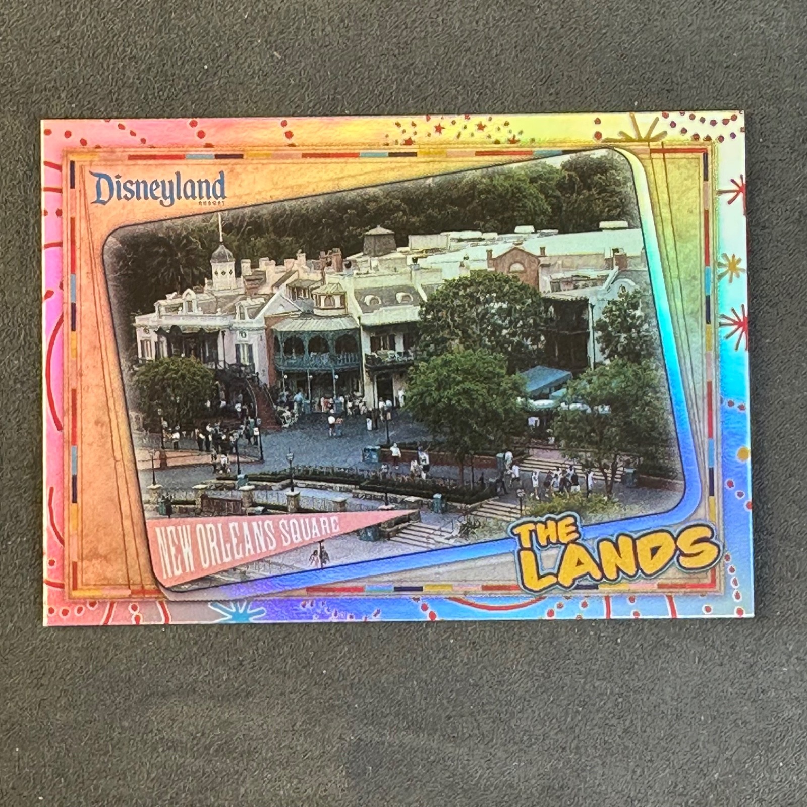 NEW ORLEANS SQUARE The Lands LNDS-6 Foil • 2025 Topps Disneyland 70th