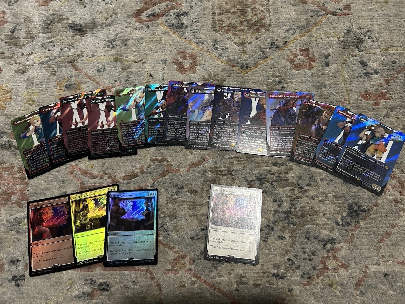 Magic the Gathering Final Fantasy Bundle Lot Mythics Rare Surge Foil & More