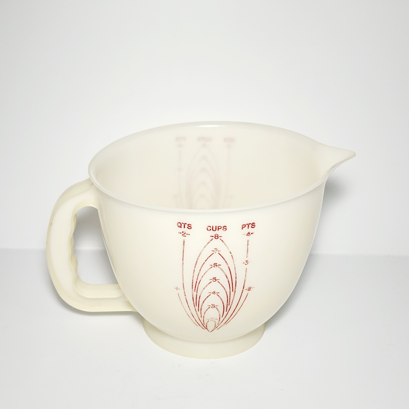 Vintage Tupperware Mix N Store Measuring Pitcher Mixing Bowl 8 Cup 2 Quart