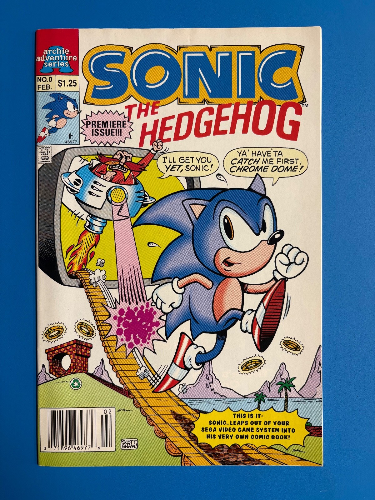 ARCHIE COMICS SONIC THE HEDGEHOG #0 LISTING (LIGHT TO MINIMAL WEAR YOU PICK)