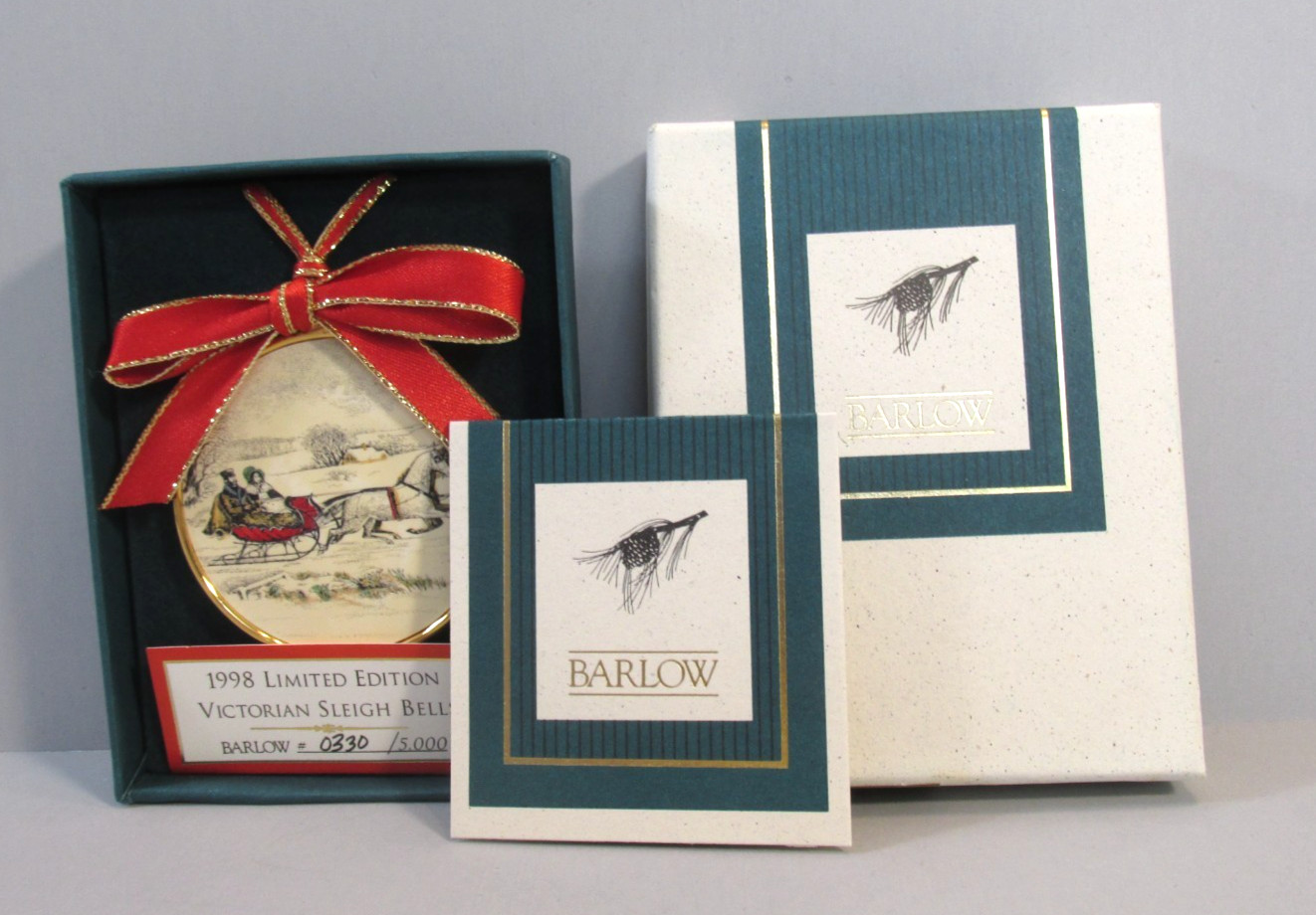 1998 Barlow Designs “Victorian Sleigh Bells” Limited Editon Orn. – 0330/5.000