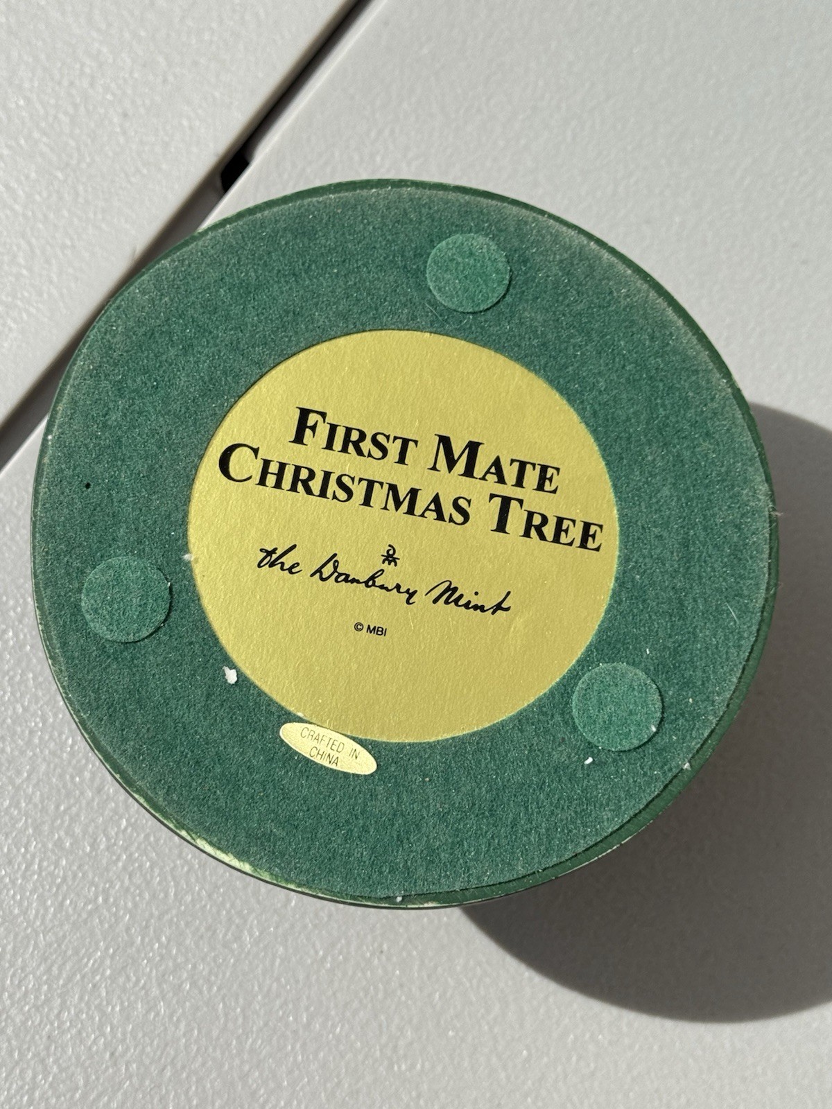 Vintage Danbury Mint “First Mate” Christmas Tree Lighthouse Nautical Beach Theme