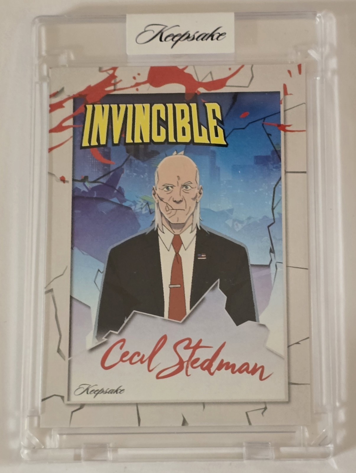 2026 Keepsake Invincible Cecil Stedman Auto #21 WHITE /250
