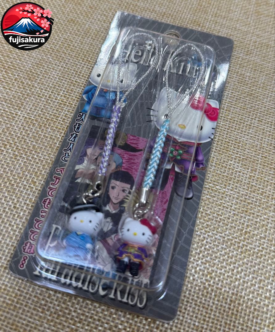 Sanrio Hello Kitty Paradise Kiss Keychain Strap Swing Ai Yazawa 2005 NEW JAPAN