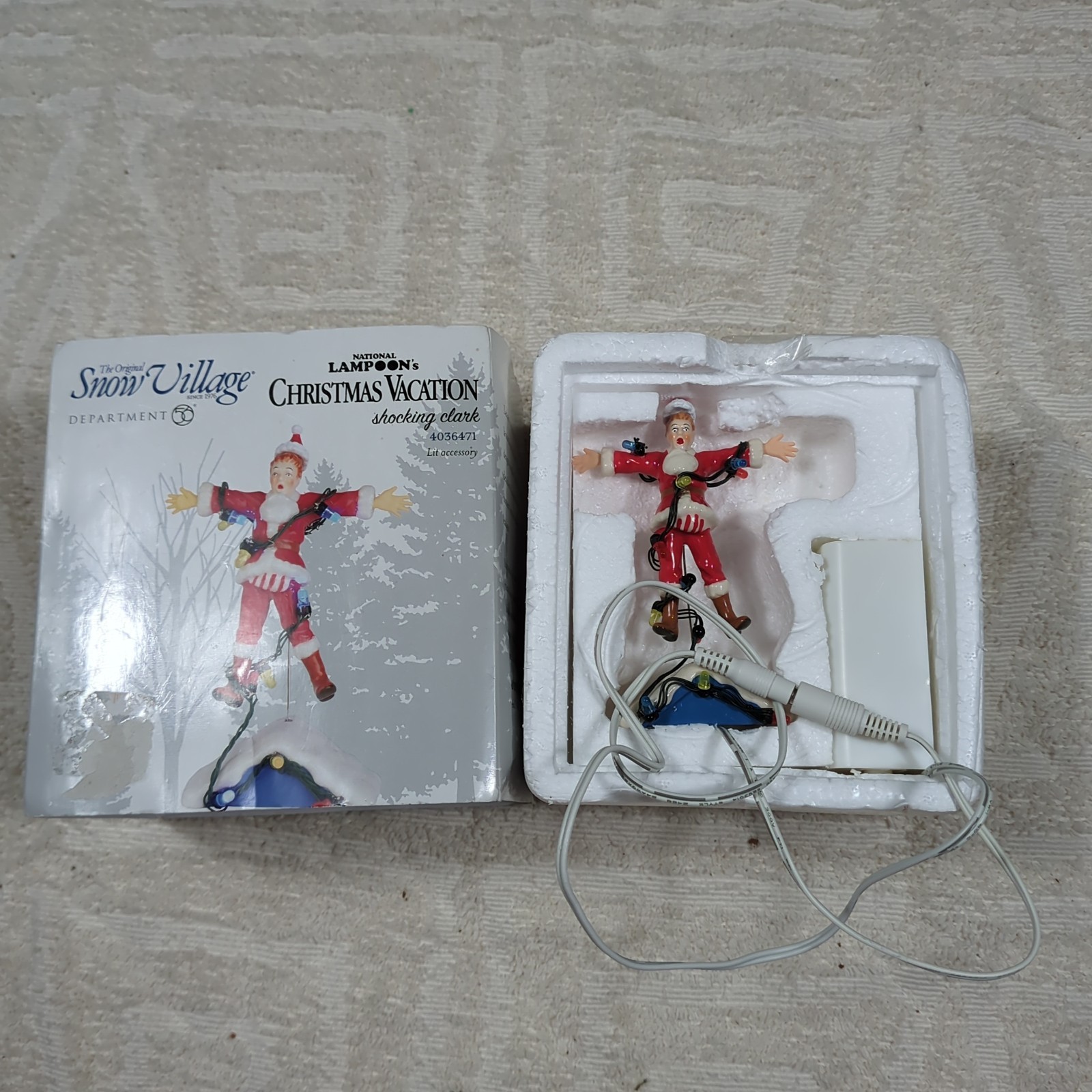 Dept 56 Shocking Clark National Lampoon Christmas Vacation Village Retired READ