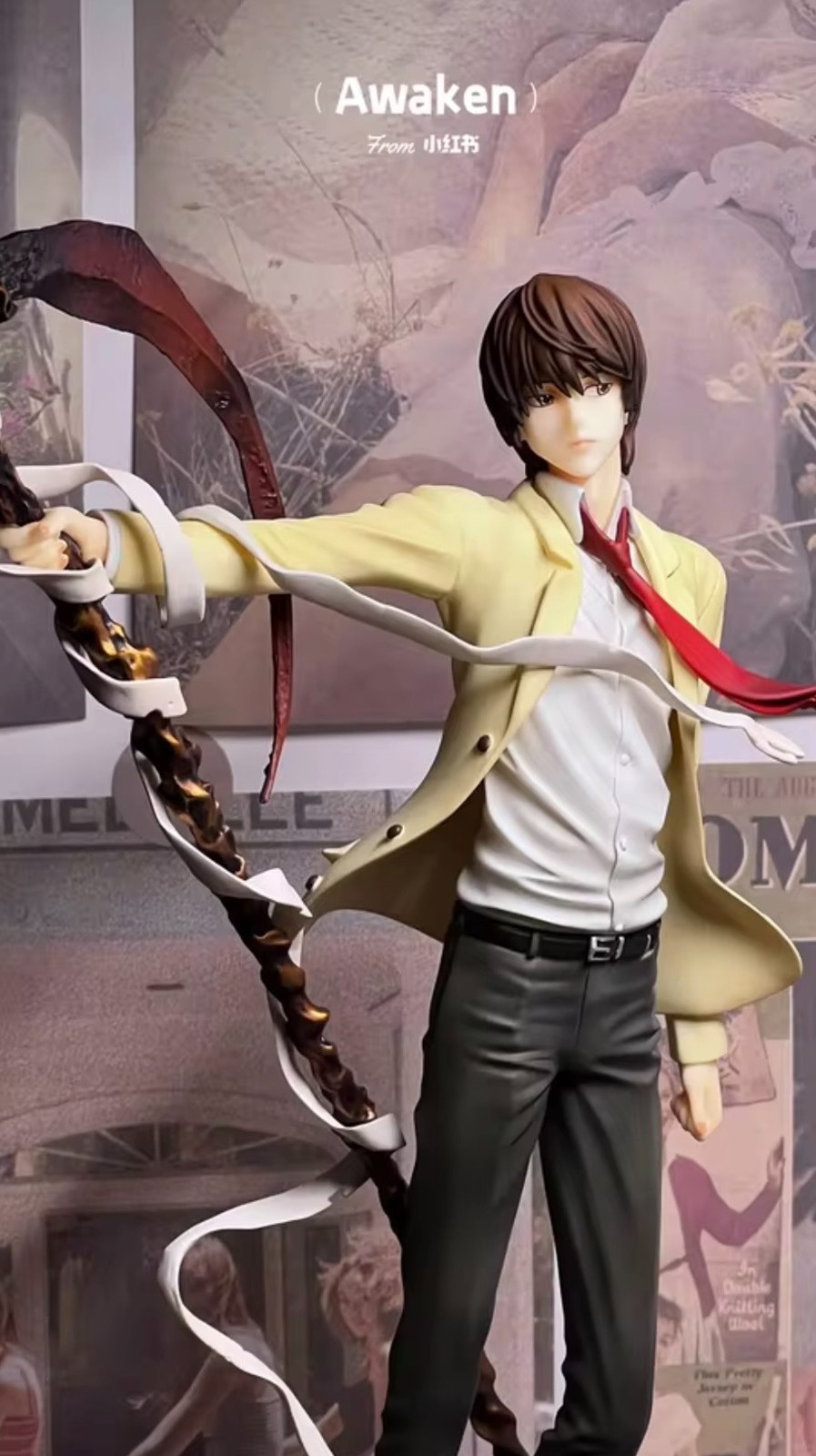 26cm Death Note Anime Yagami Light Action Figure Statue Figurines Pvc Collection