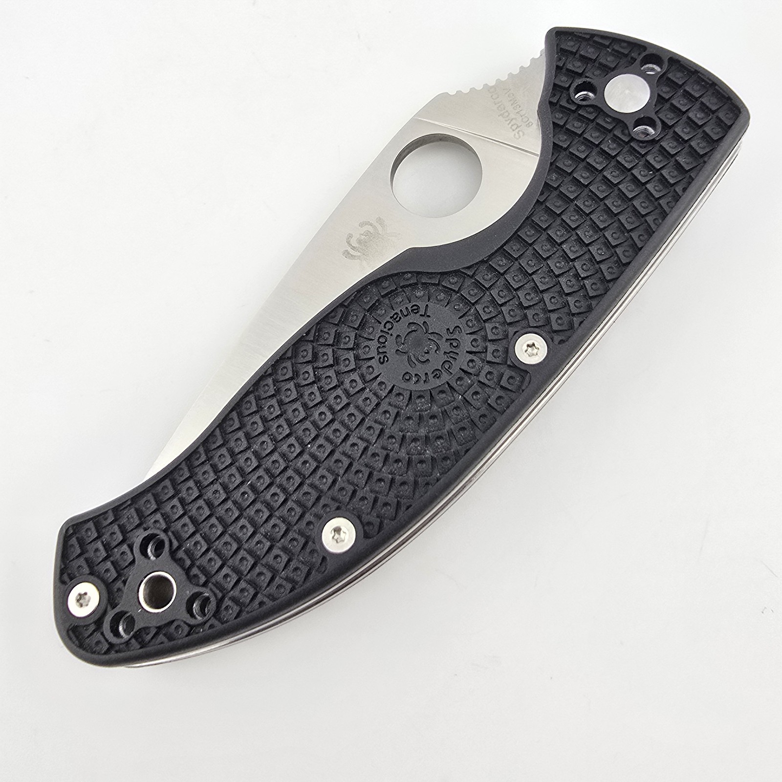 Spyderco Tenacious Folding Knife 8Cr13MoV Black FRN C122PBK *AUTHENTIC SPYDERCO