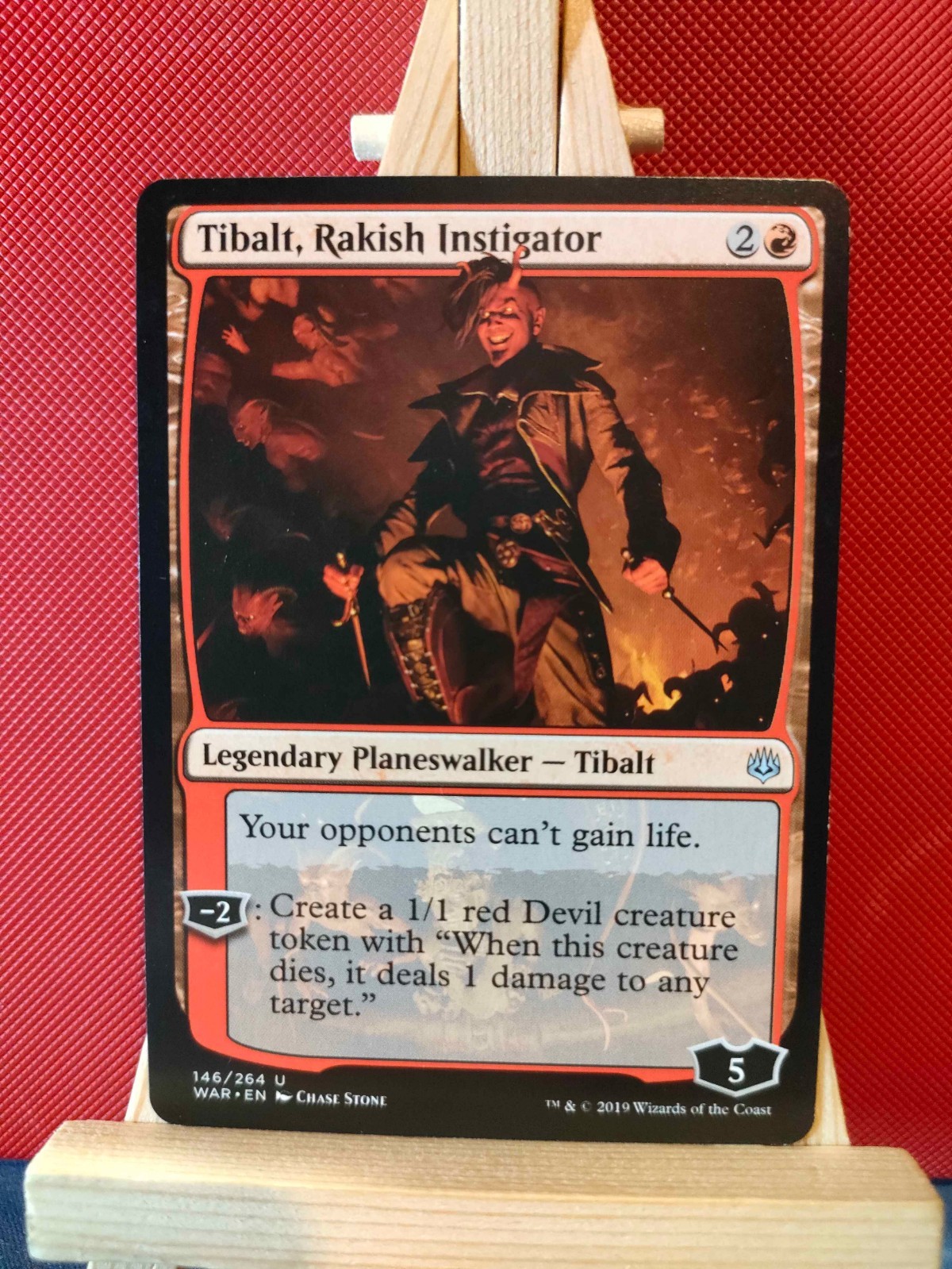 Tibalt, Rakish Instigator – War of the Spark – Uncommon – NM – MTG