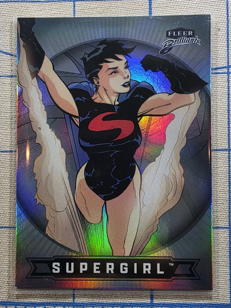 Fleer Brilliants Superman – Supergirl (Cir-El) #12 Regular Base – DC Comics Card