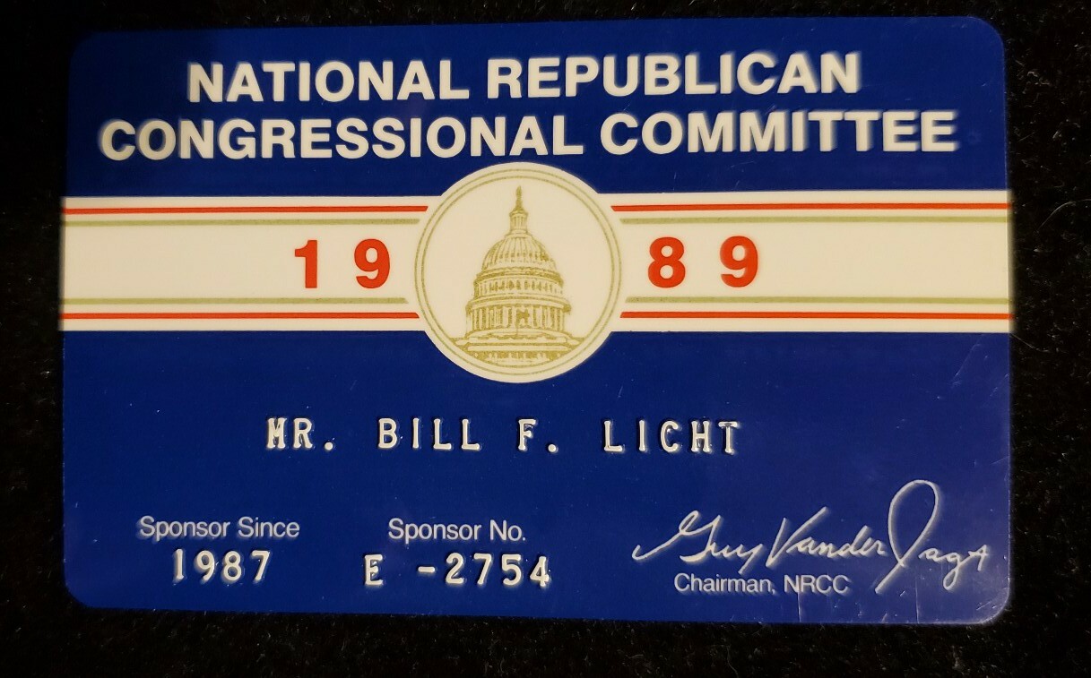 1989 National Republican Congressional Committee Member cc769