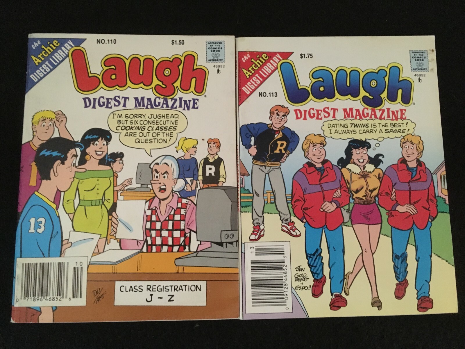 LAUGH DIGEST #110, 113 F+ Condition