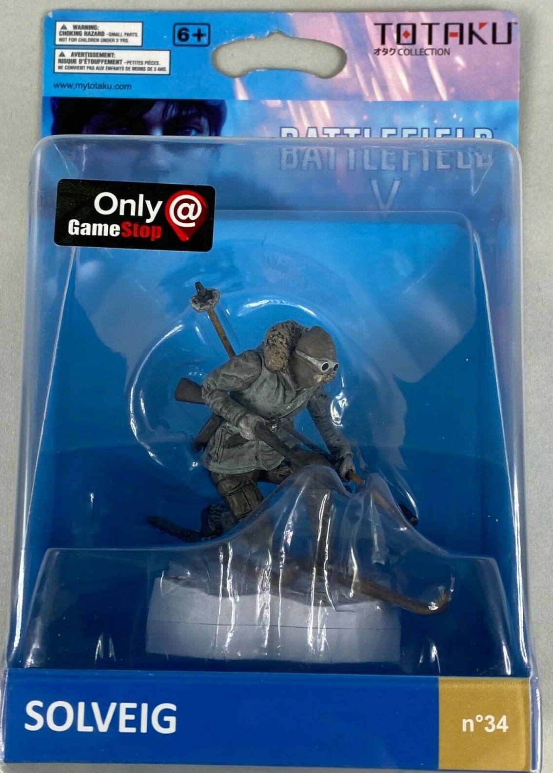 Totaku Collection Solveig Vinyl Figure N34 Battlefield V Exclusive 1st Edition