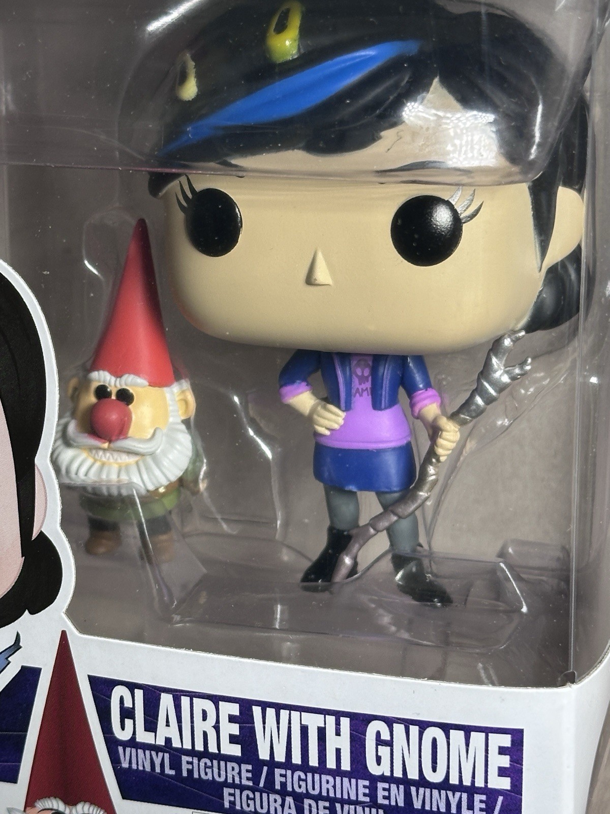 2017 Funko Pop! Vinyl TV : Trollhunters – Claire with Gnome #468 FLAWED BOX