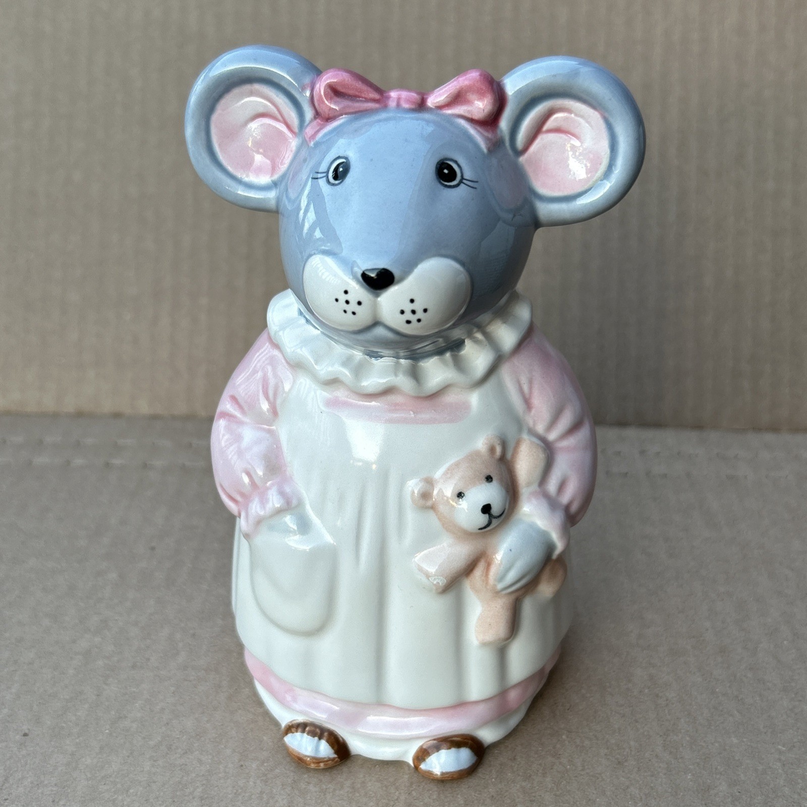 Vintage House of Lloyd Melinda Mouse Ceramic Coin Bank RARE
