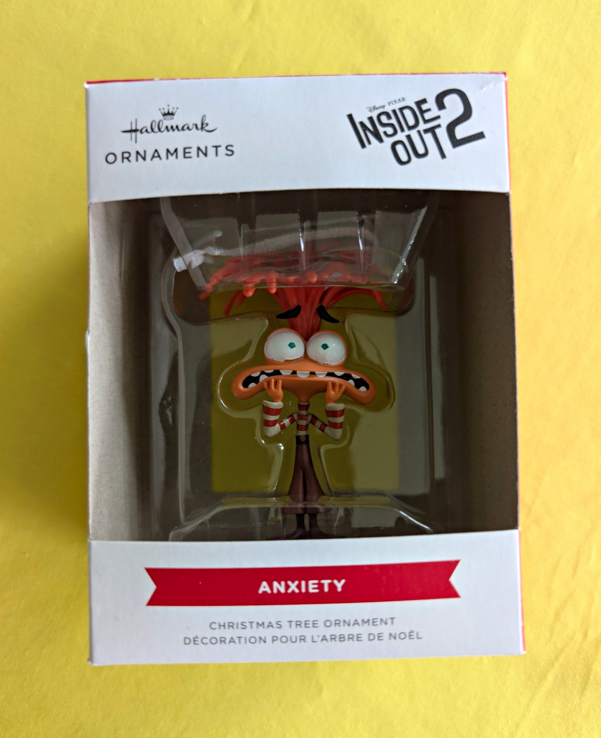 Hallmark Disney Inside Out 2 Anxiety Christmas Tree Ornament, Year: 2025