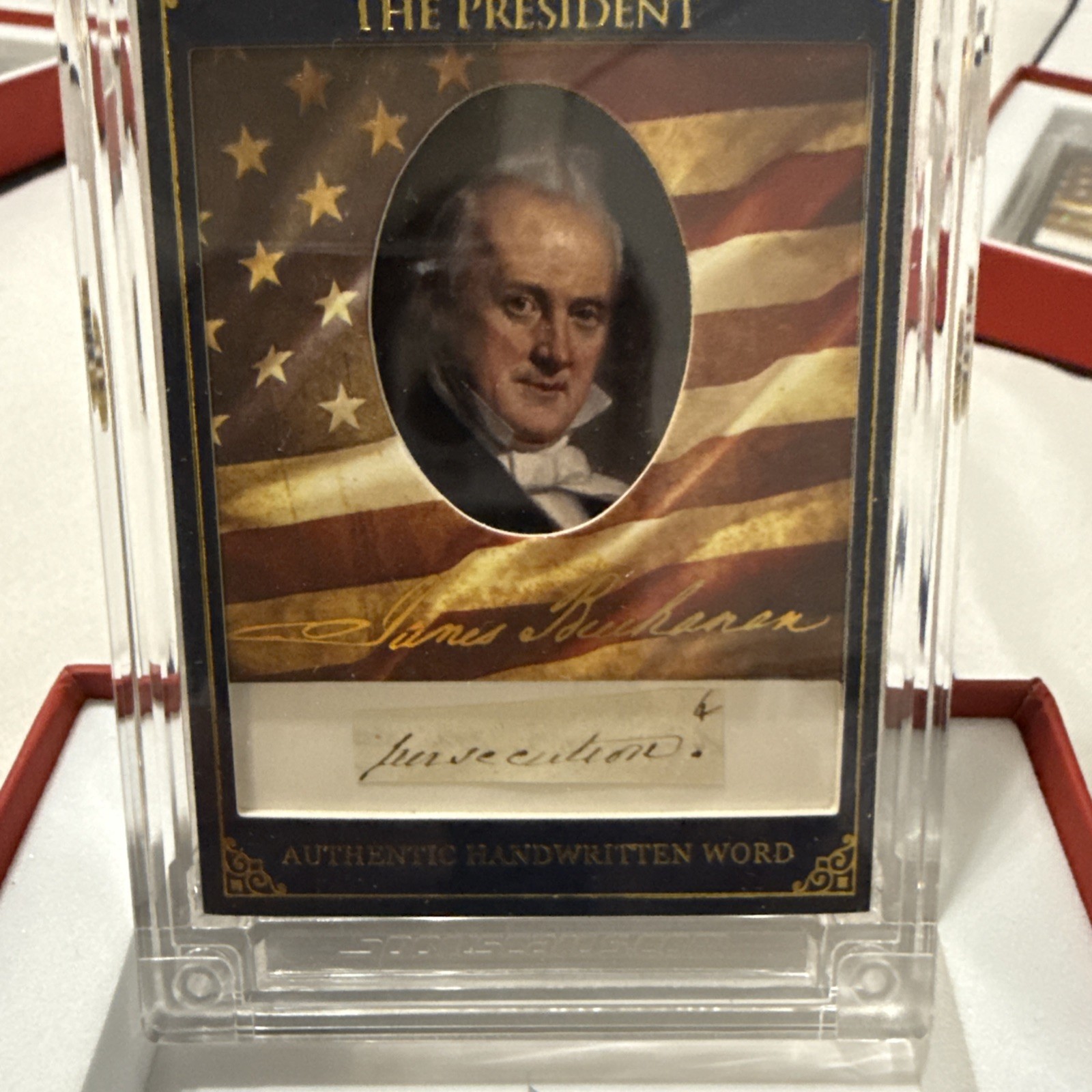 2025 A Word From POTUS President James Buchanan Handwritten Word Rare Ink