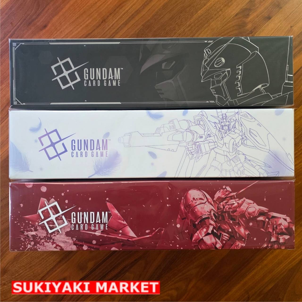 Gundam Card Game Orphans Wing Premium Goods Set PB01 PB02 set of 3 Japanese