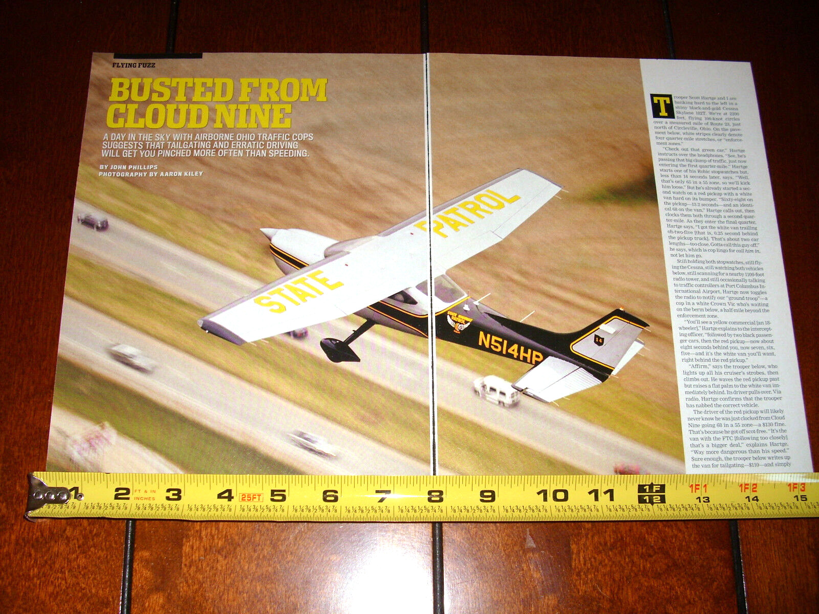 OHIO STATE HIGHWAY PATROL CESSNA 182T ORIGINAL 2007 ARTICLE