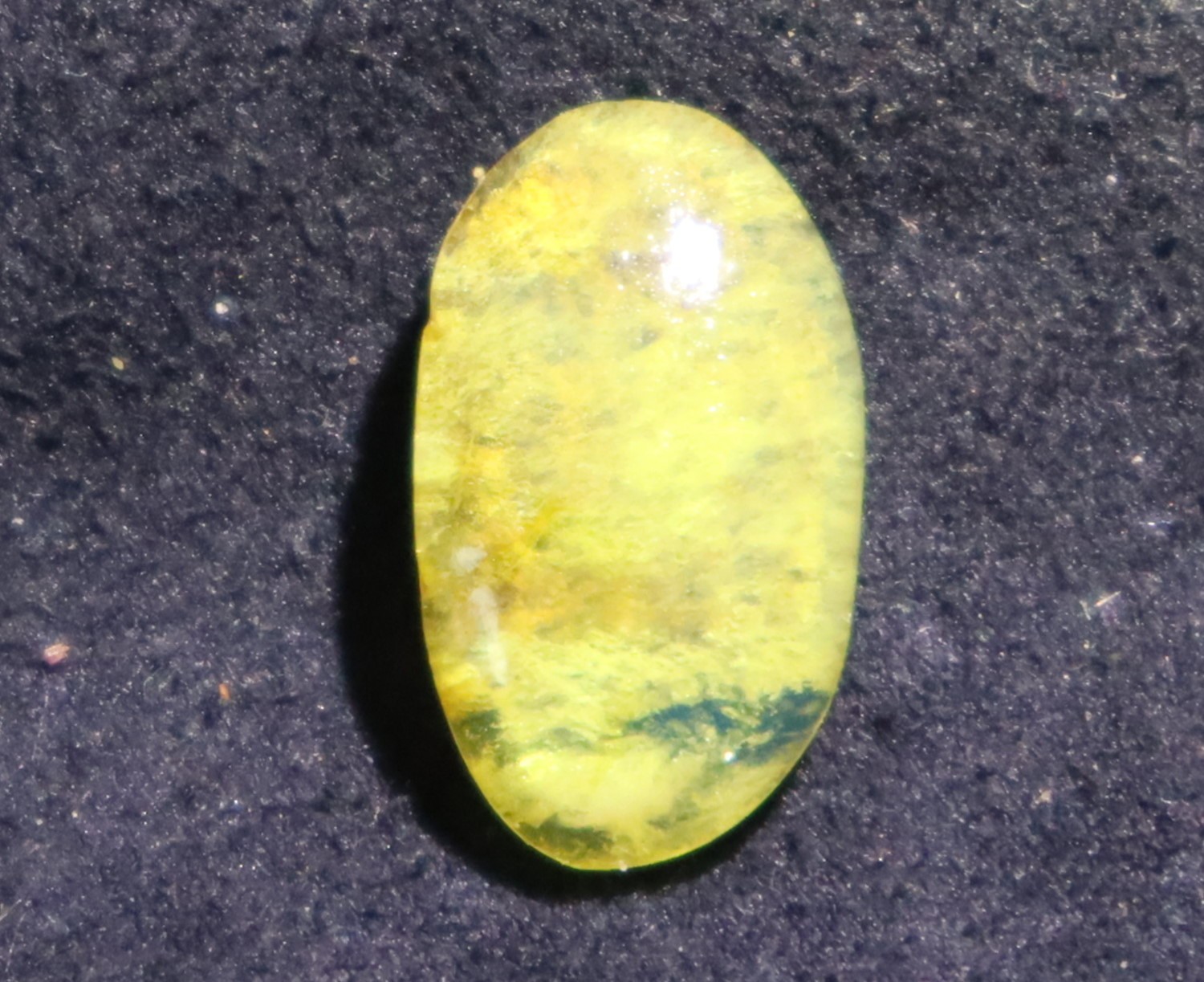 Finest Natural Dominican Clear Light Blue Amber Polished Stone 19mm
