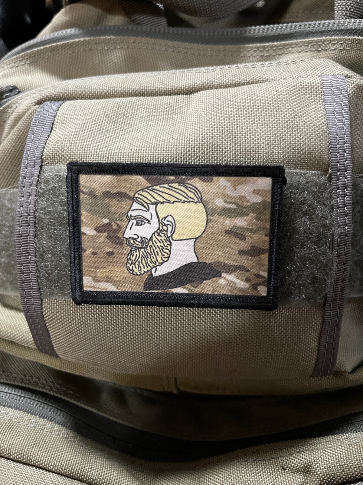 Subdued Multicam Chad Morale Patch Military Tactical