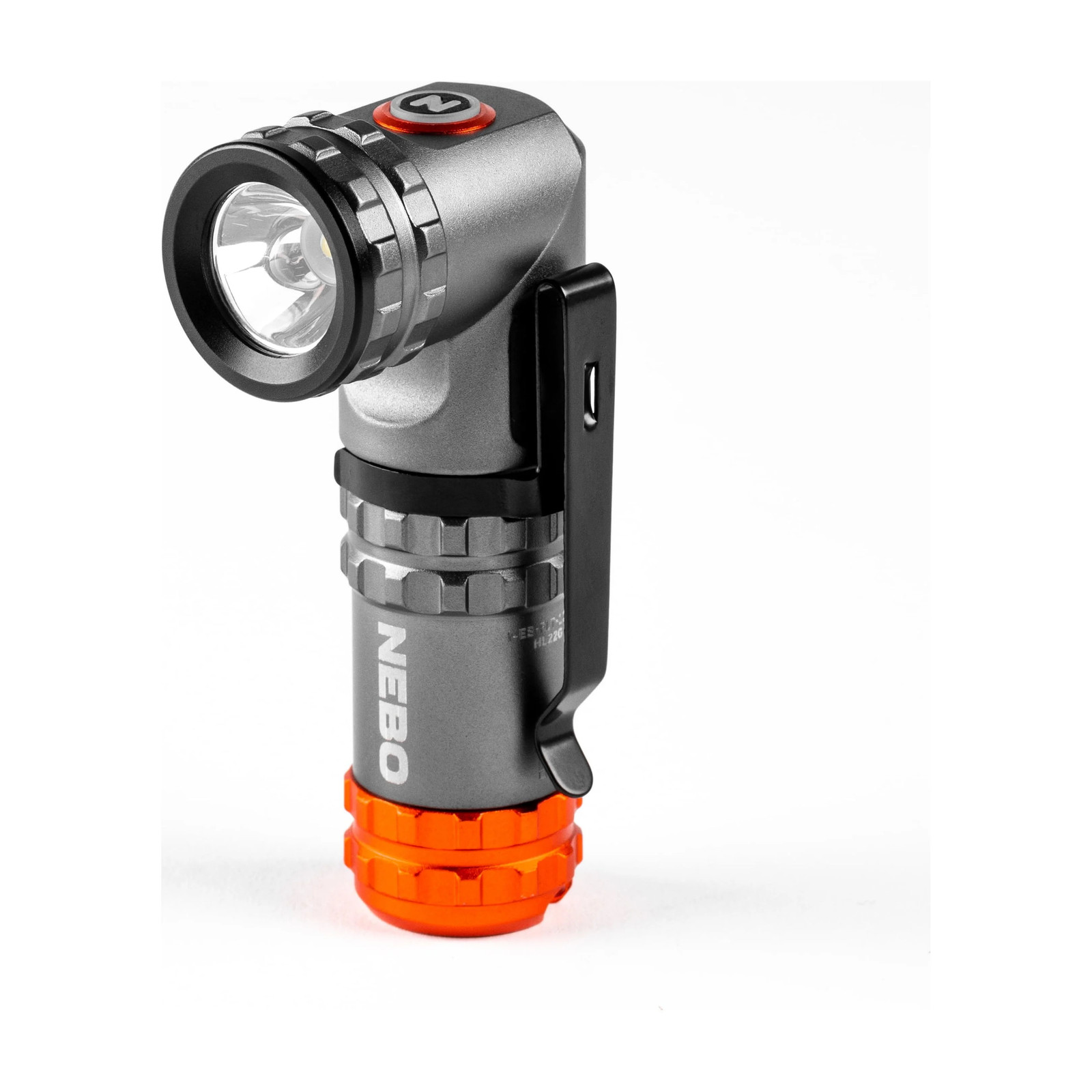 Gray NEBO Franklin Swivel 600LM Handheld Work Light 90° Swivel Head
