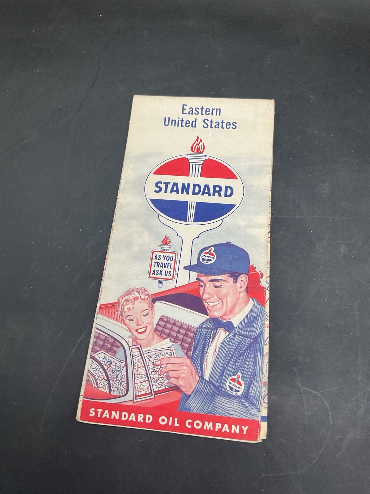 1950’s Standard Oil Eastern United States Road Map *RARE*