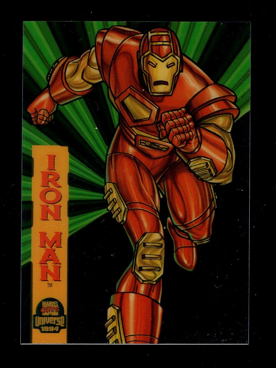 1994 MARVEL UNIVERSE SUSPENDED ANIMATION #4 IRON MAN