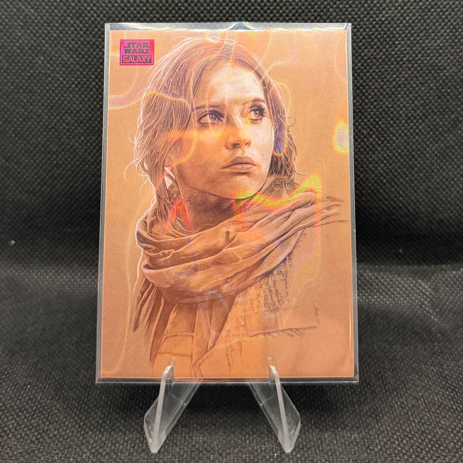 2025 Topps Star Wars Galaxy | Jyn Erso #69 | Magenta Lava | 134/250