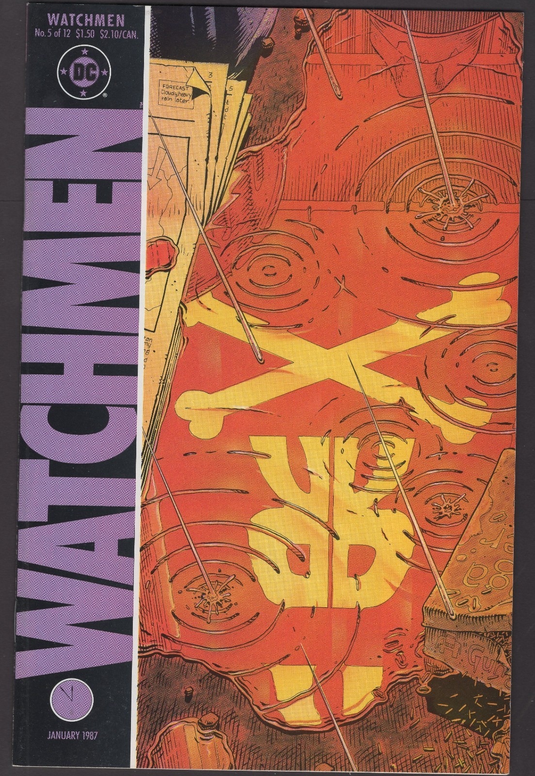 Watchmen (1986) COMPLETE SET #1,2,3,4,5,6,7,8,9,10,11,12 -1st Prints High Grade!