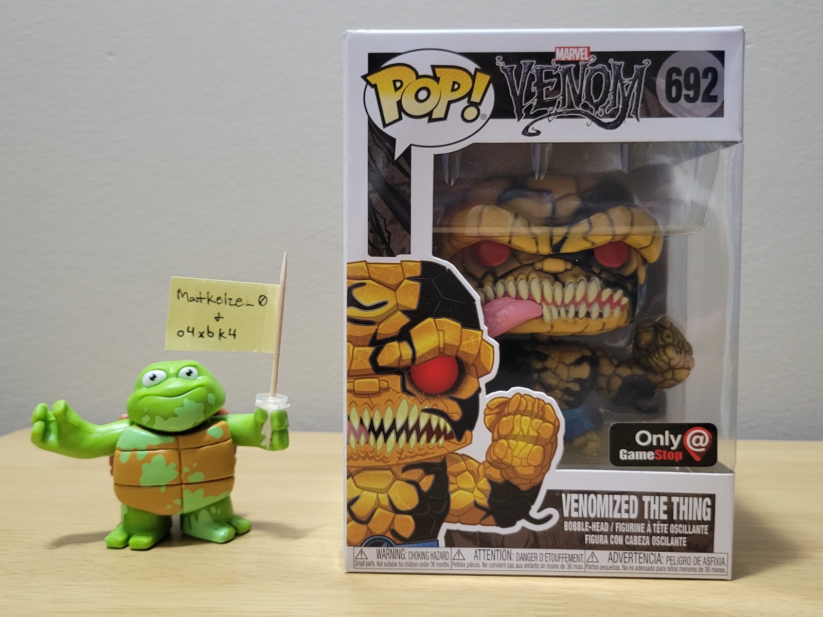 Venomized The Thing #692 – Funko Pop! Bobblehead Vinyl Figure GameStop Exclusive