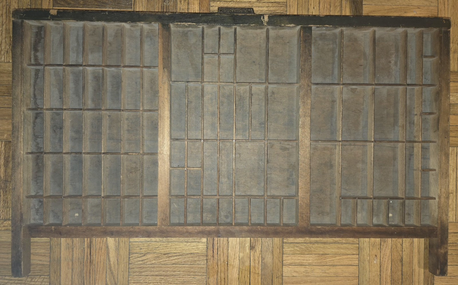AS IS Antique The Tubbs Mfg Co Ludington Michigan Letterpress Tray Wood Drawer